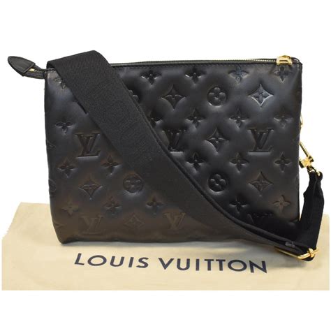 black louis vuitton bag crossbody|Louis Vuitton black shoulder bag.